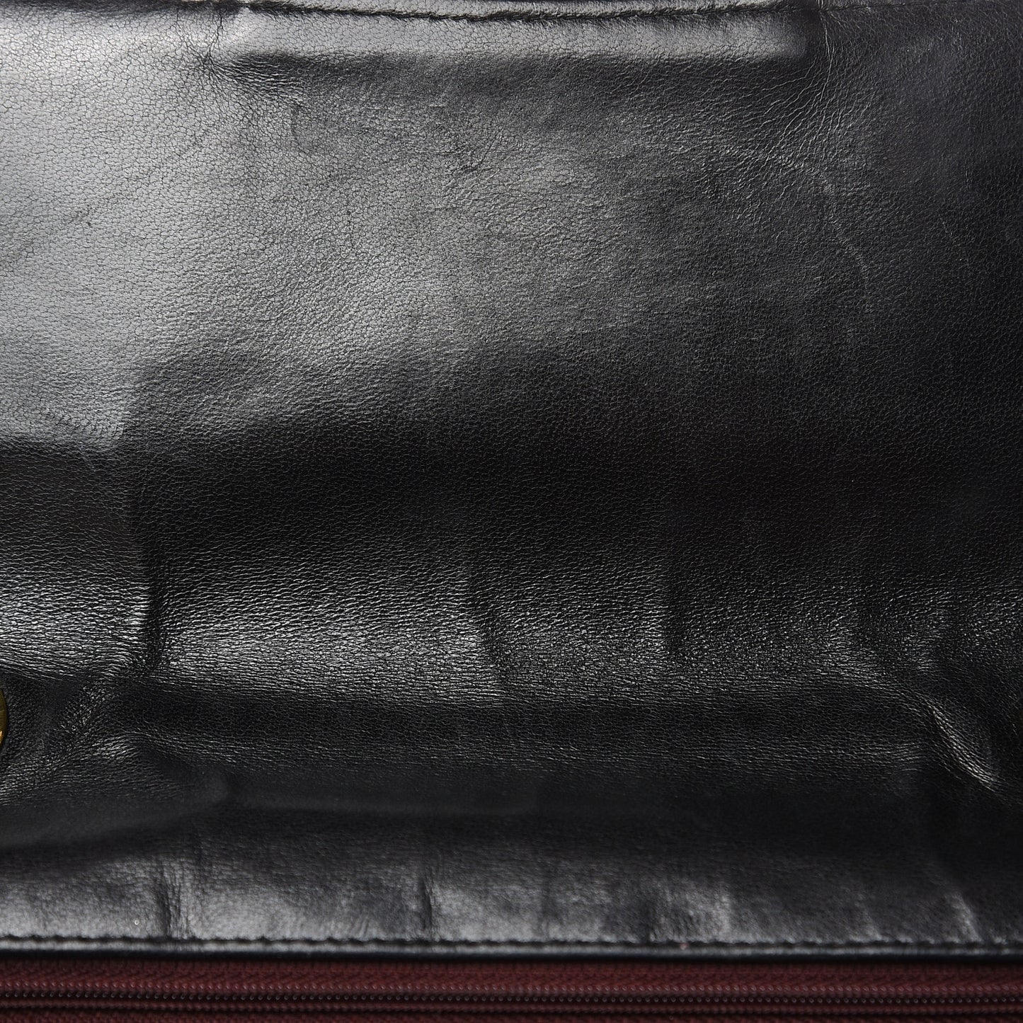 Lambskin Quilted Jumbo Single Flap Black
