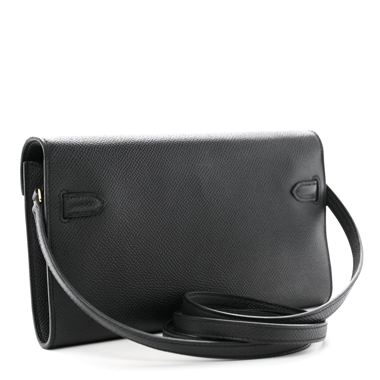 Hermes Epsom Kelly Wallet To Go Black 3 of 15