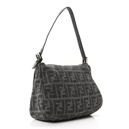 Fendi Wool Zucca Mama Baguette Grey 4 of 17