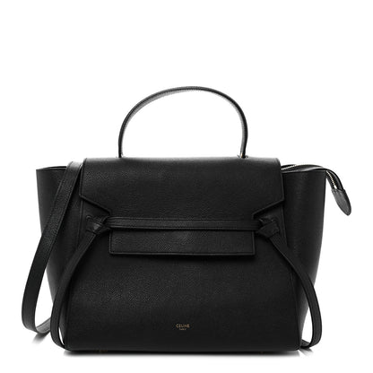 Celine Grained Calfskin Mini Belt Bag Black 1 of 11