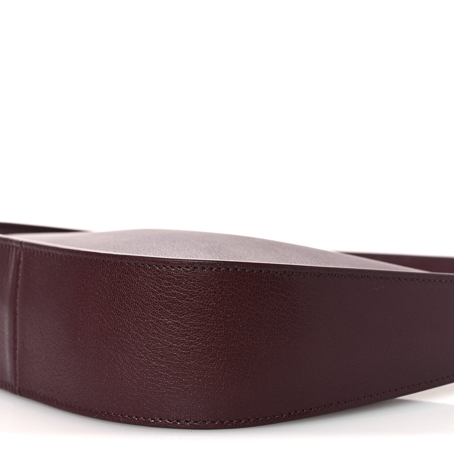 The Row Grained Calfskin Half Moon Shoulder Bag Raisin 9 of 10