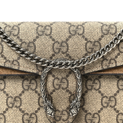 Gucci GG Supreme Monogram Super Mini Dionysus Shoulder Bag Taupe 6 of 8