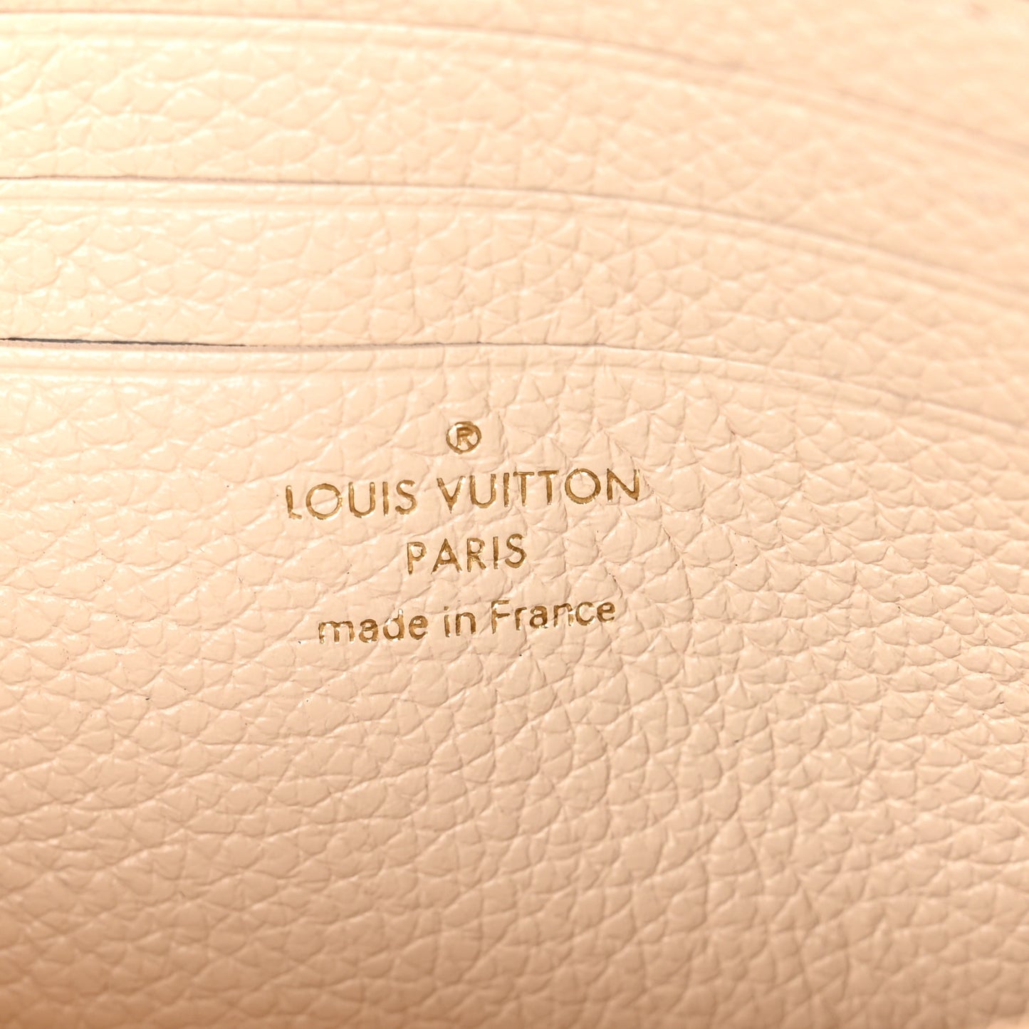 Empreinte Monogram Giant Ivy Wallet On Chain Cream