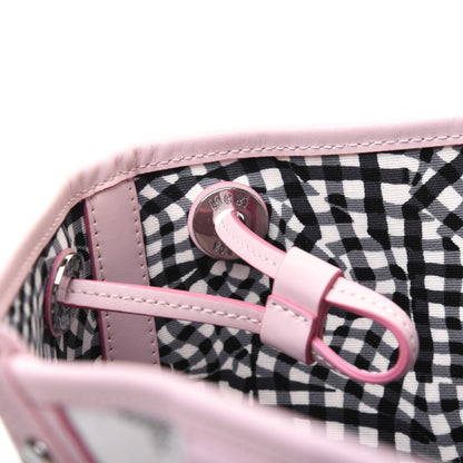MCM Visetos Medium Liz Reversible Shopper Tote White Powder Pink 15 of 16