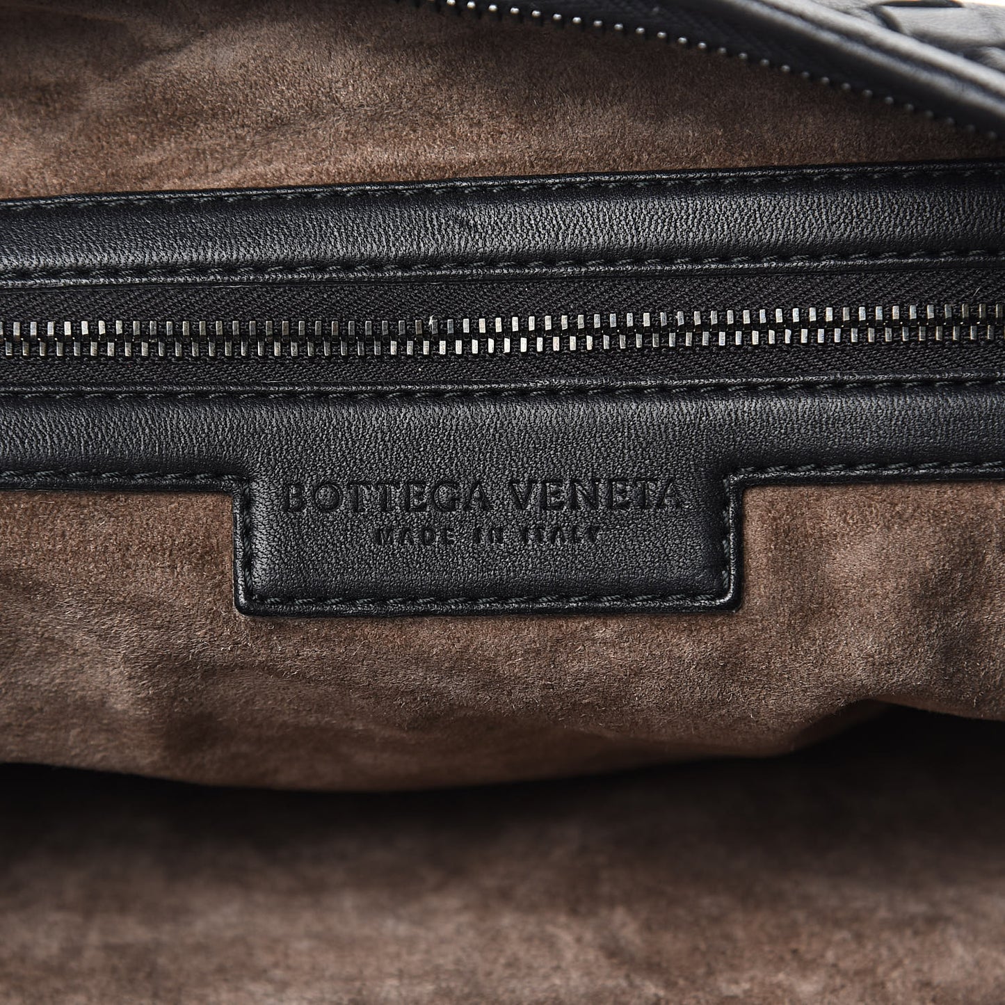 Nappa Intrecciato Large Veneta Hobo Black