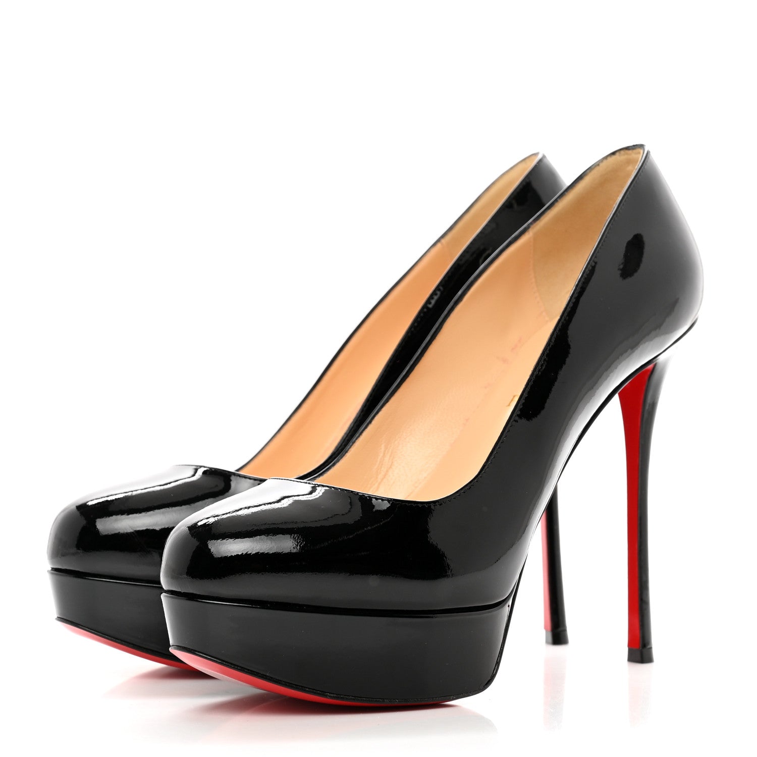 Christian Louboutin Patent Dirditta 130 Platform Pumps 39 Black 3 of 8