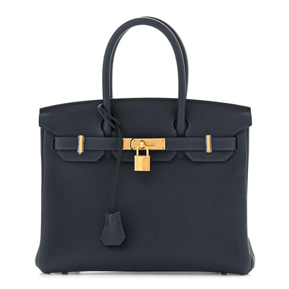 Hermes Togo Birkin 30 Bleu Nuit 1 of 11