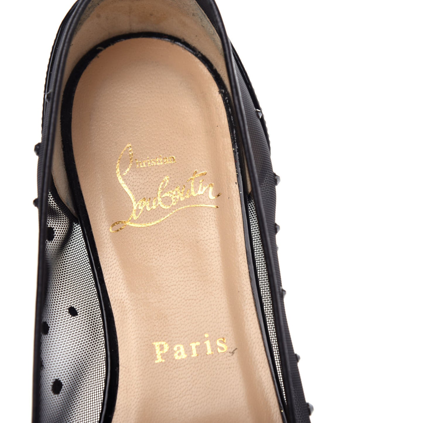 Crystal Strass Follies Flats 36.5 Black
