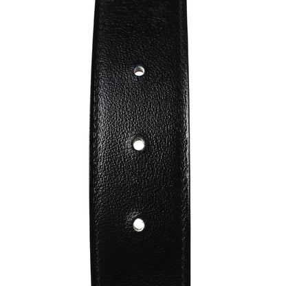 Hermes Swift Togo So Black 32mm H Belt 80 Black Gold 3 of 5