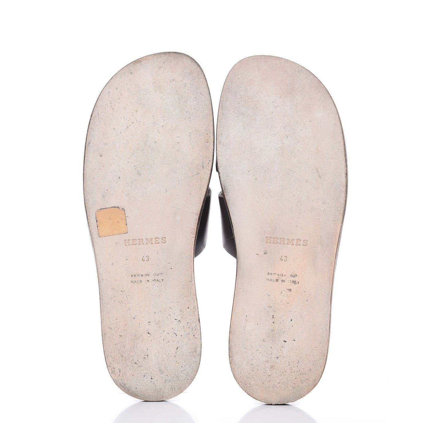 Calfskin Mens Izmir Sandals 43 Moka