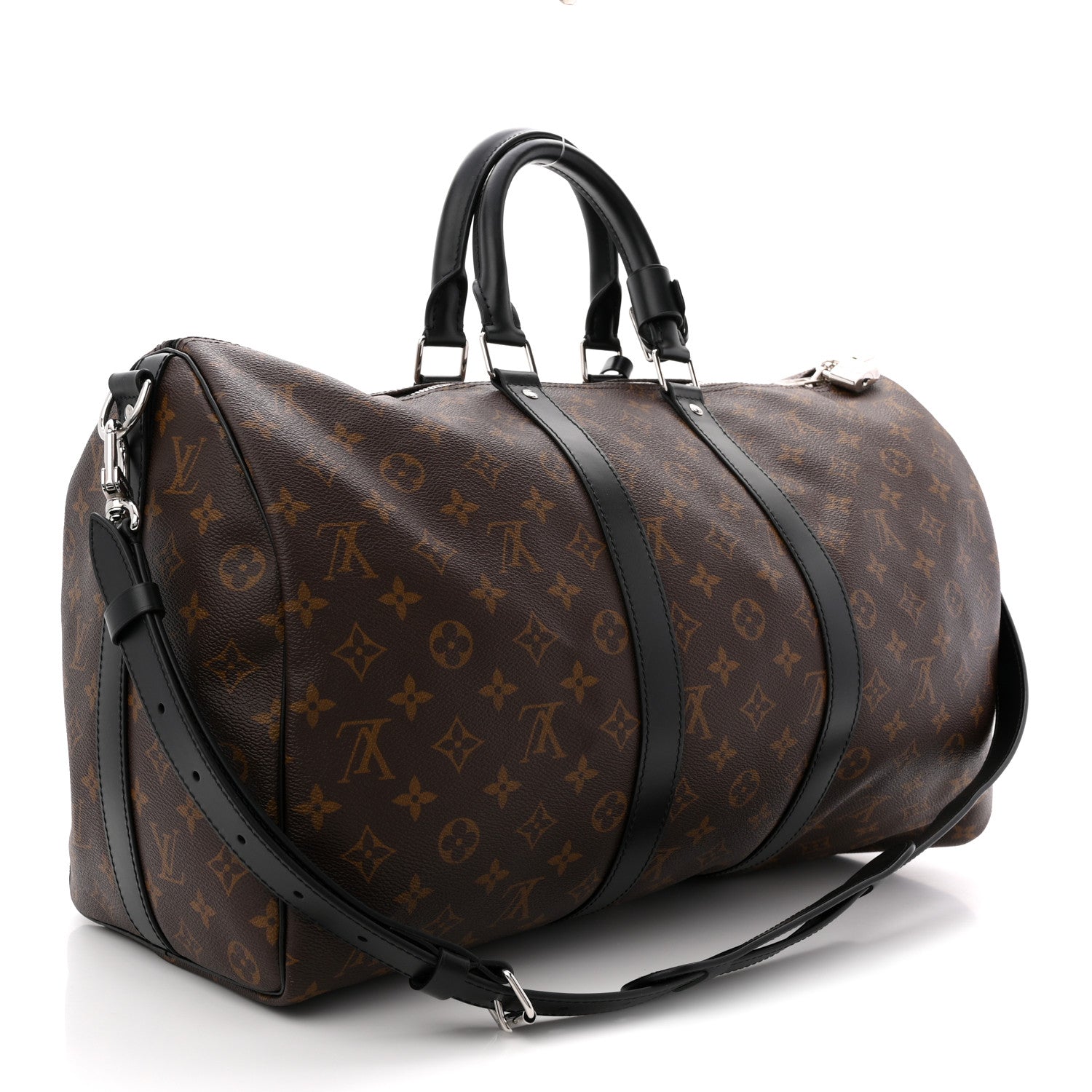 Louis Vuitton Monogram Macassar Keepall Bandouliere 45 2 of 9