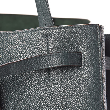 Celine Soft Grained Calfskin Small Belt Cabas Phantom Amazone 8 of 14