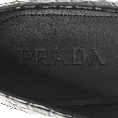 Prada Crocodile Mens Loafers 7 Black 9 of 10