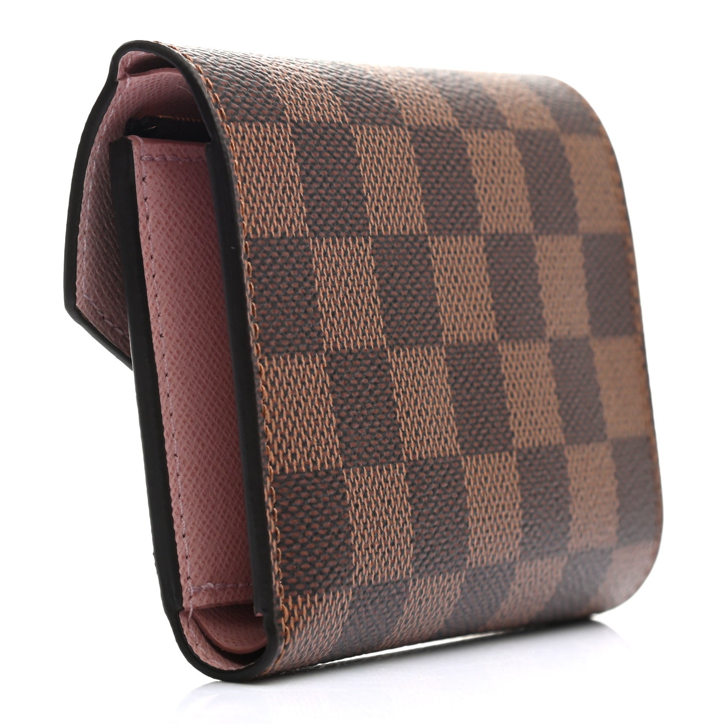 Damier Ebene Victorine Wallet Rose Ballerine