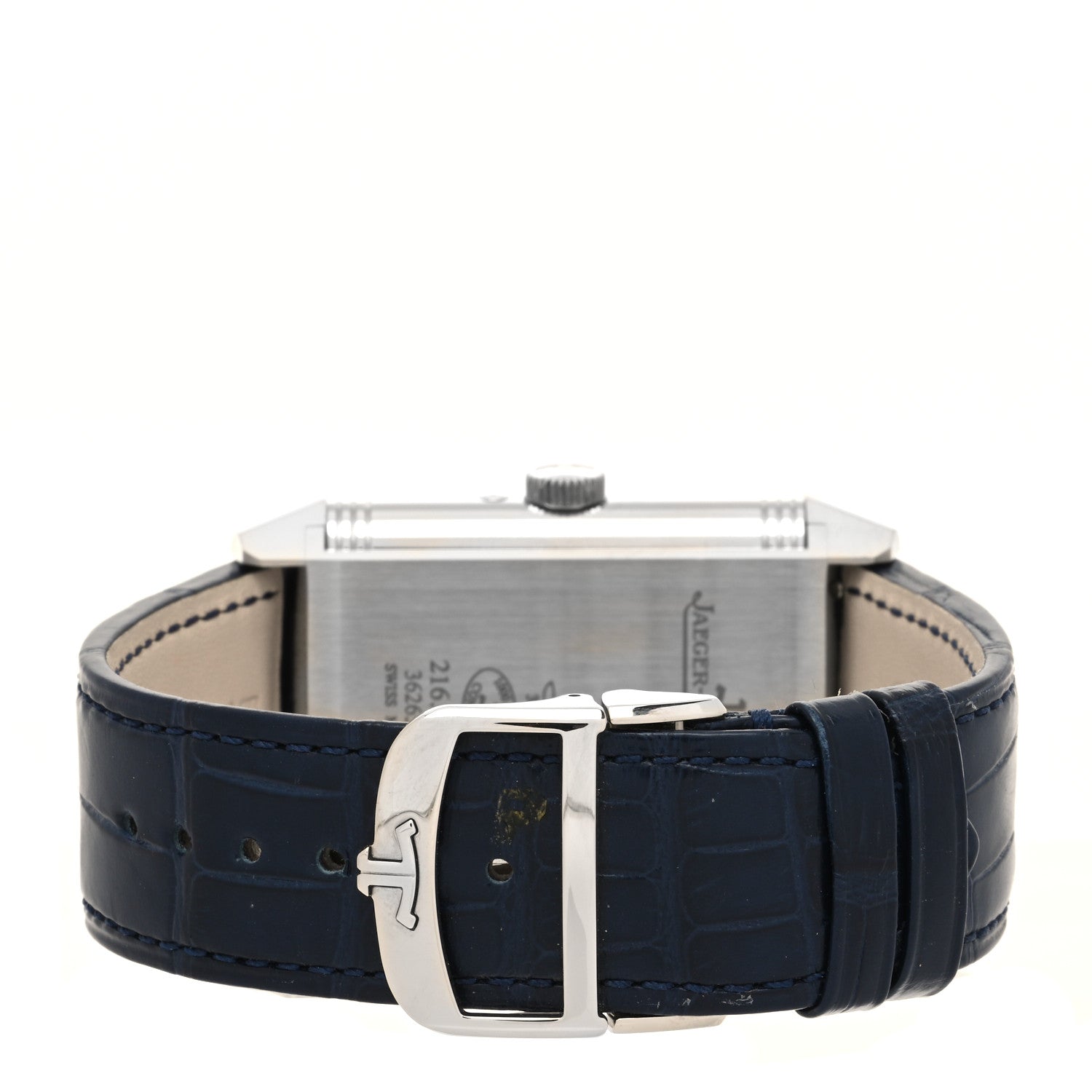 Jaeger-LeCoultre Stainless Steel Alligator 29.9mm Reverso Tribute Moon Manual Winding Watch Q3958420 4 of 6