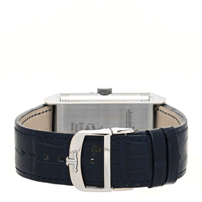 Jaeger-LeCoultre Stainless Steel Alligator 29.9mm Reverso Tribute Moon Manual Winding Watch Q3958420 4 of 6