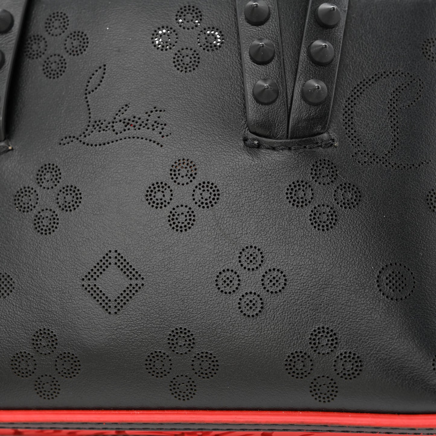 Calfskin Loubinthesky Nano Cabata Tote Black