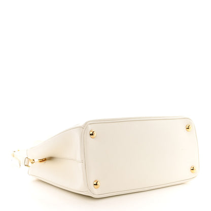 Prada Saffiano Lux Small Galleria Double Zip Tote White 4 of 13