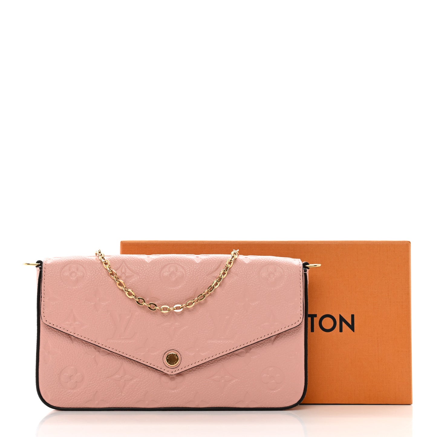 Empreinte Pochette Felicie Chain Wallet Rose Poudre
