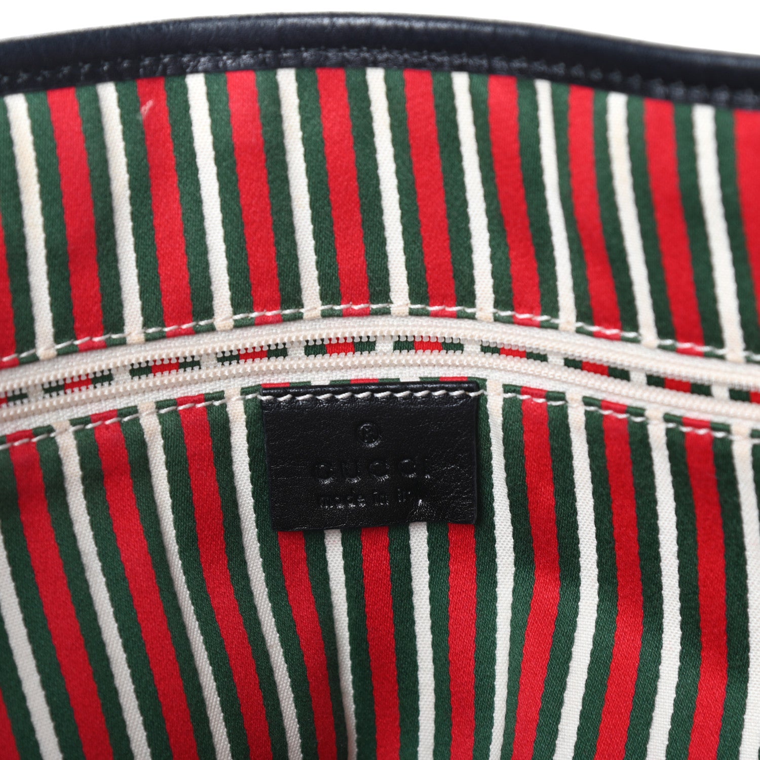 Gucci Monogram Medium New Britt Tote Black 6 of 15