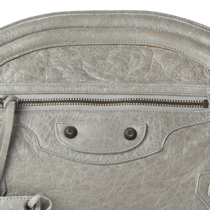 Balenciaga Chevre Classic Hardware Oval Clutch Praline 10 of 10