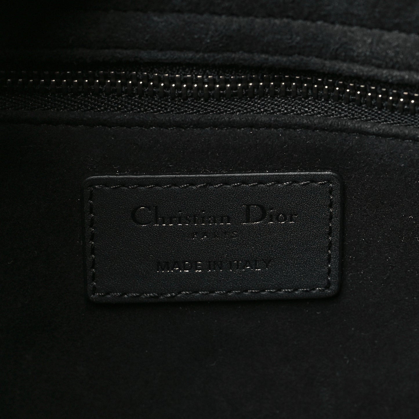 Ultra Matte Calfskin Cannage Large Lady Dior Black