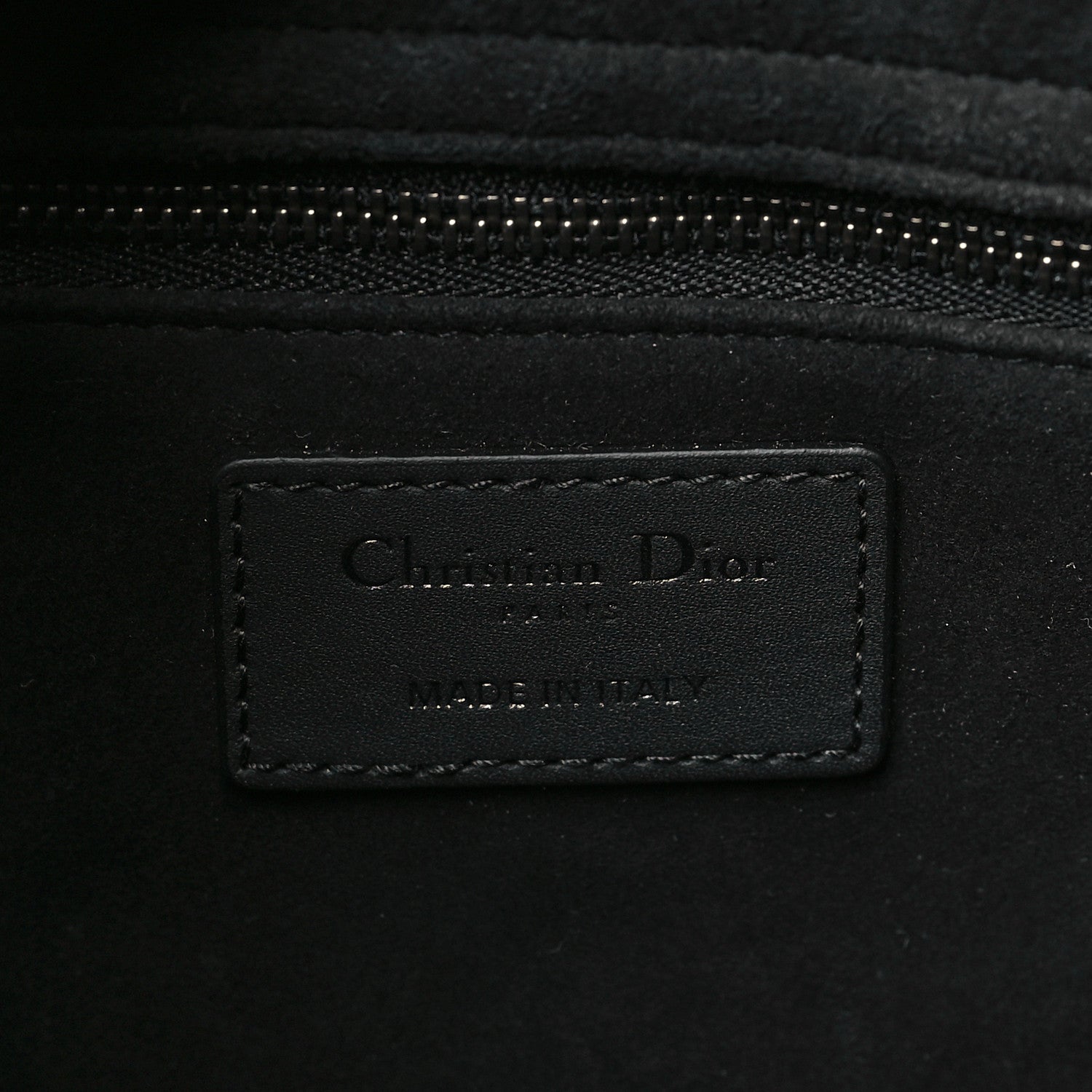 Christian Dior Ultra Matte Calfskin Cannage Large Lady Dior Black 6 of 9
