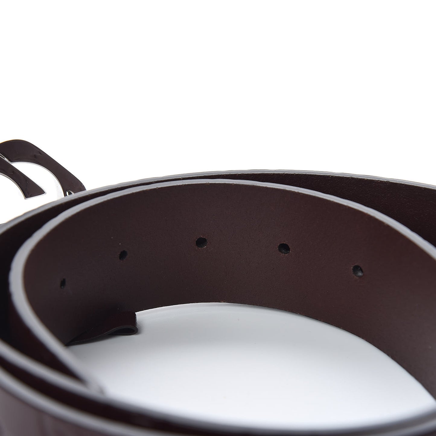 Guccissima Square G Belt 90 36 Brown