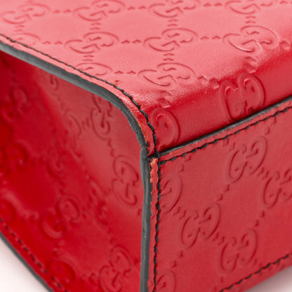 Gucci Guccissima Medium Emily Chain Shoulder Bag Red 15 of 17