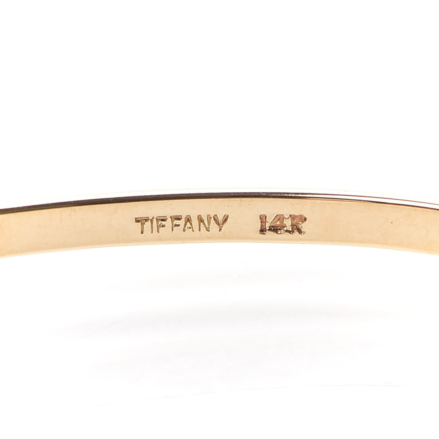 14K Yellow Gold Blue Sapphire Hook Eye Bangle Bracelet