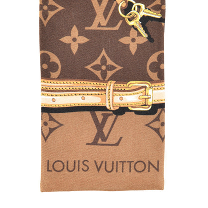 Louis Vuitton Silk Monogram Confidential Bandeau Brown 3 of 7