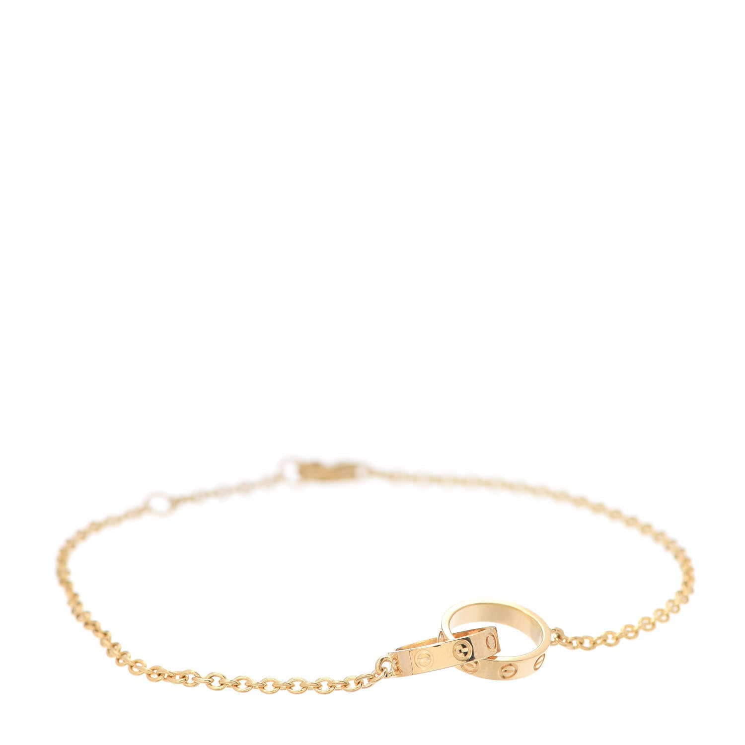 Cartier 18K Yellow Gold Interlocking LOVE Bracelet 1 of 7