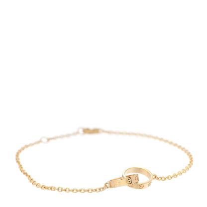 Cartier 18K Yellow Gold Interlocking LOVE Bracelet 1 of 7