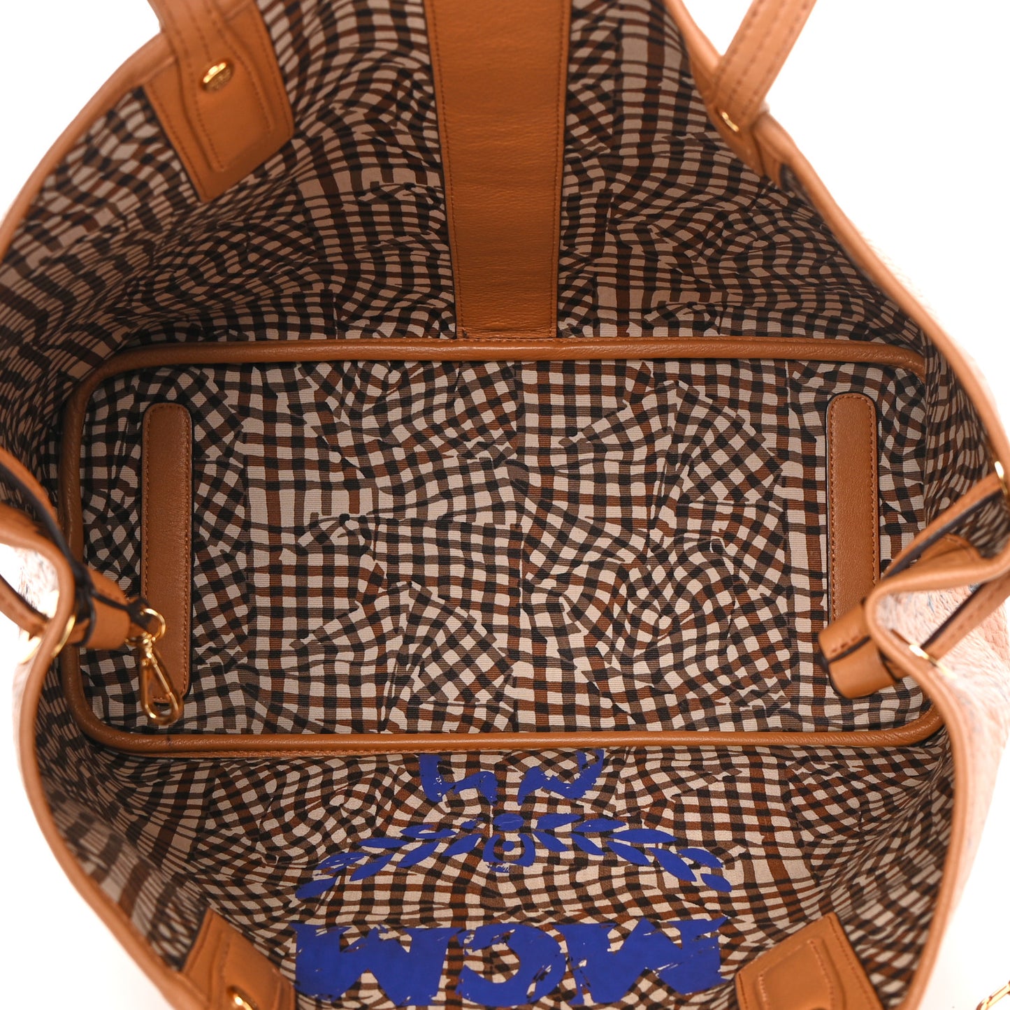Visetos Medium Liz Reversible Shopper Tote Cognac