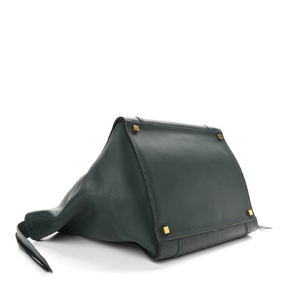 Celine Smooth Calfskin Medium Phantom Luggage Bottle Green 3 of 10