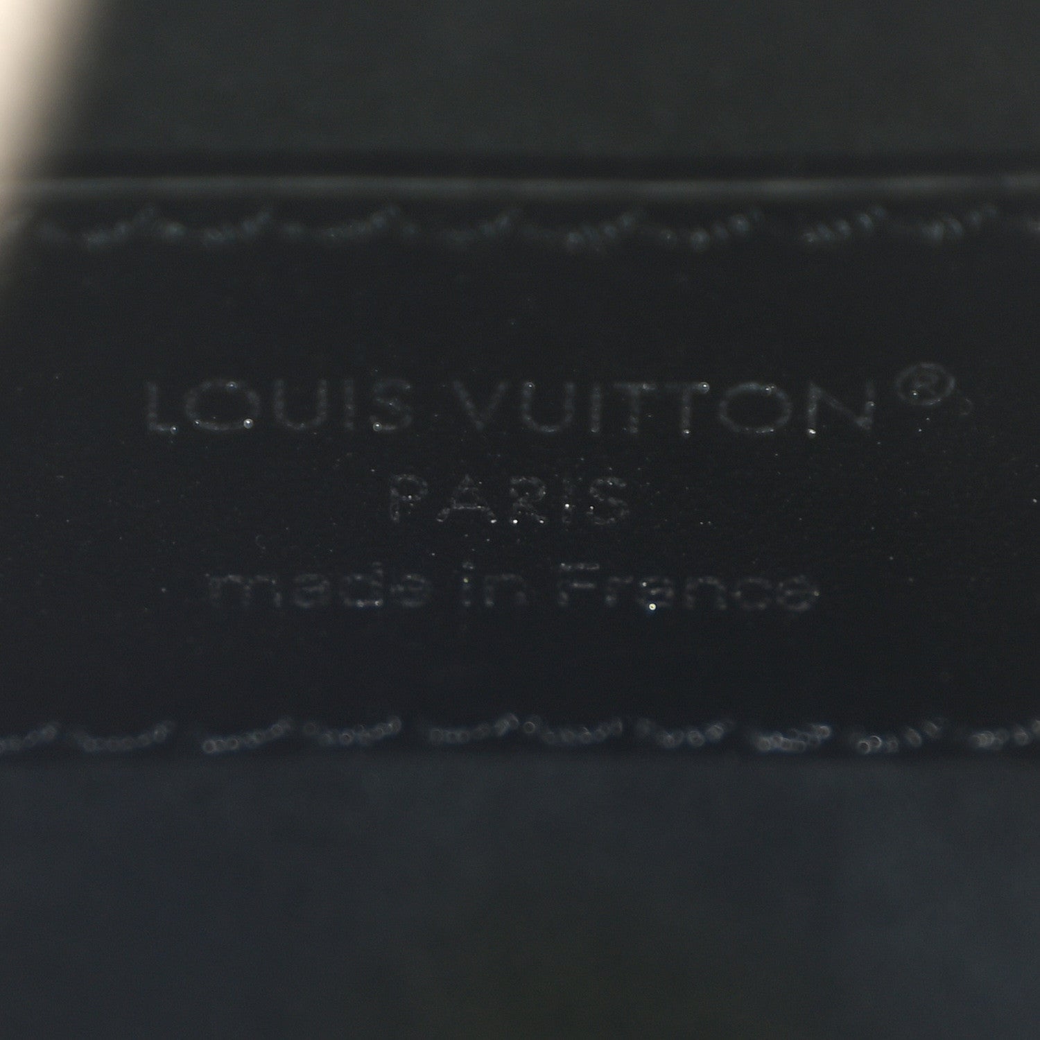 Louis Vuitton Calfskin Debossed Monogram Side Trunk Black 6 of 9