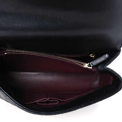 Chanel Caviar Quilted Small Coco Handle Flap Black 5 of 11