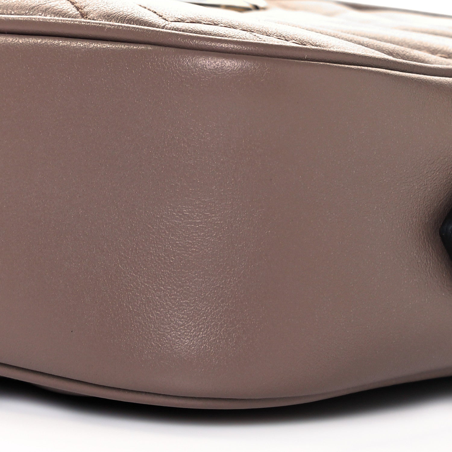 Gucci Calfskin Matelasse Mini GG Marmont Chain Shoulder Bag Porcelain Rose 8 of 8