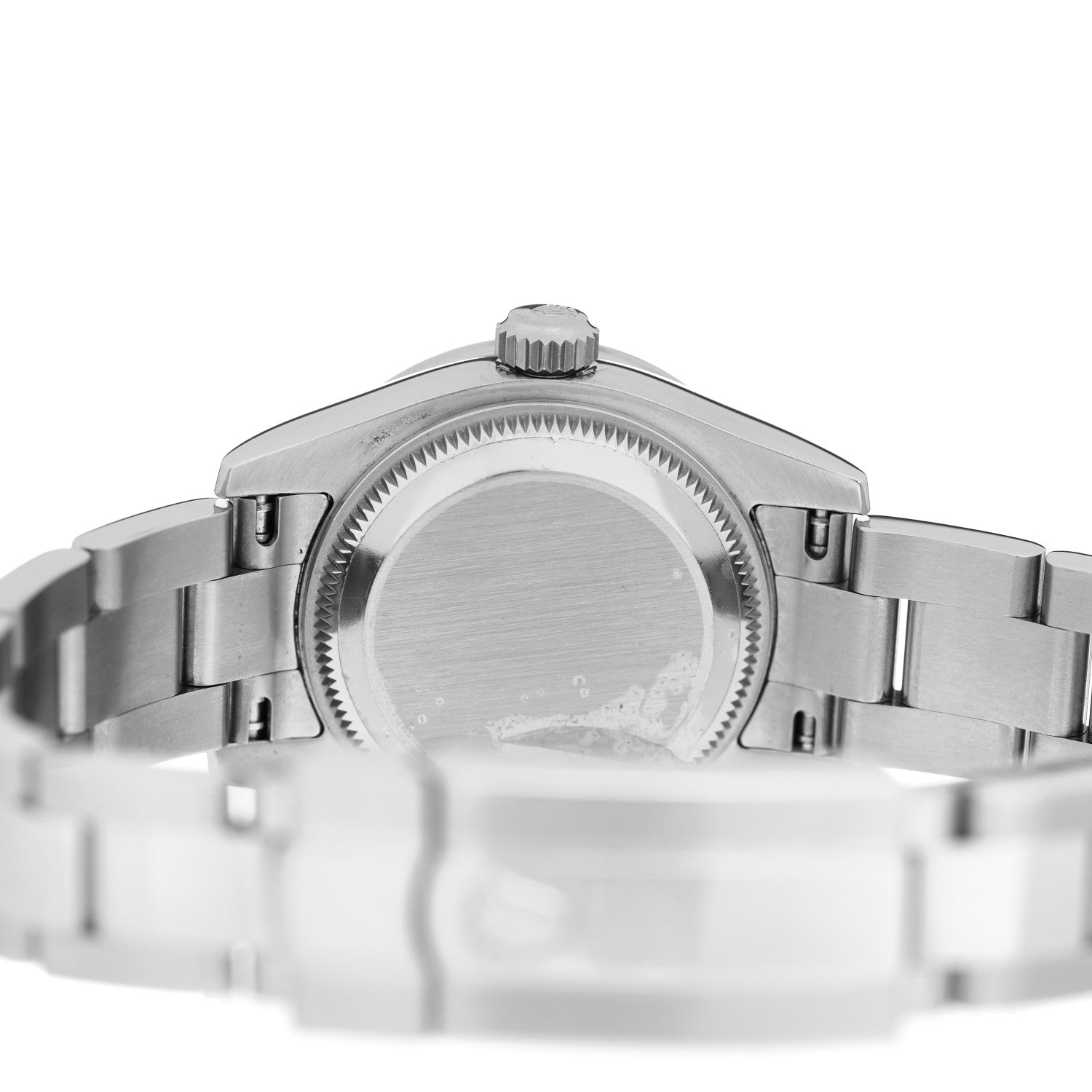 Rolex Stainless Steel 18K White Gold Diamond Mother of Pearl 26mm Oyster Perpetual Datejust Watch 179384 4 of 5