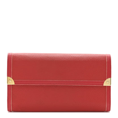 Louis Vuitton Suhali Porte Tresor International Wallet Geranium 1 of 7