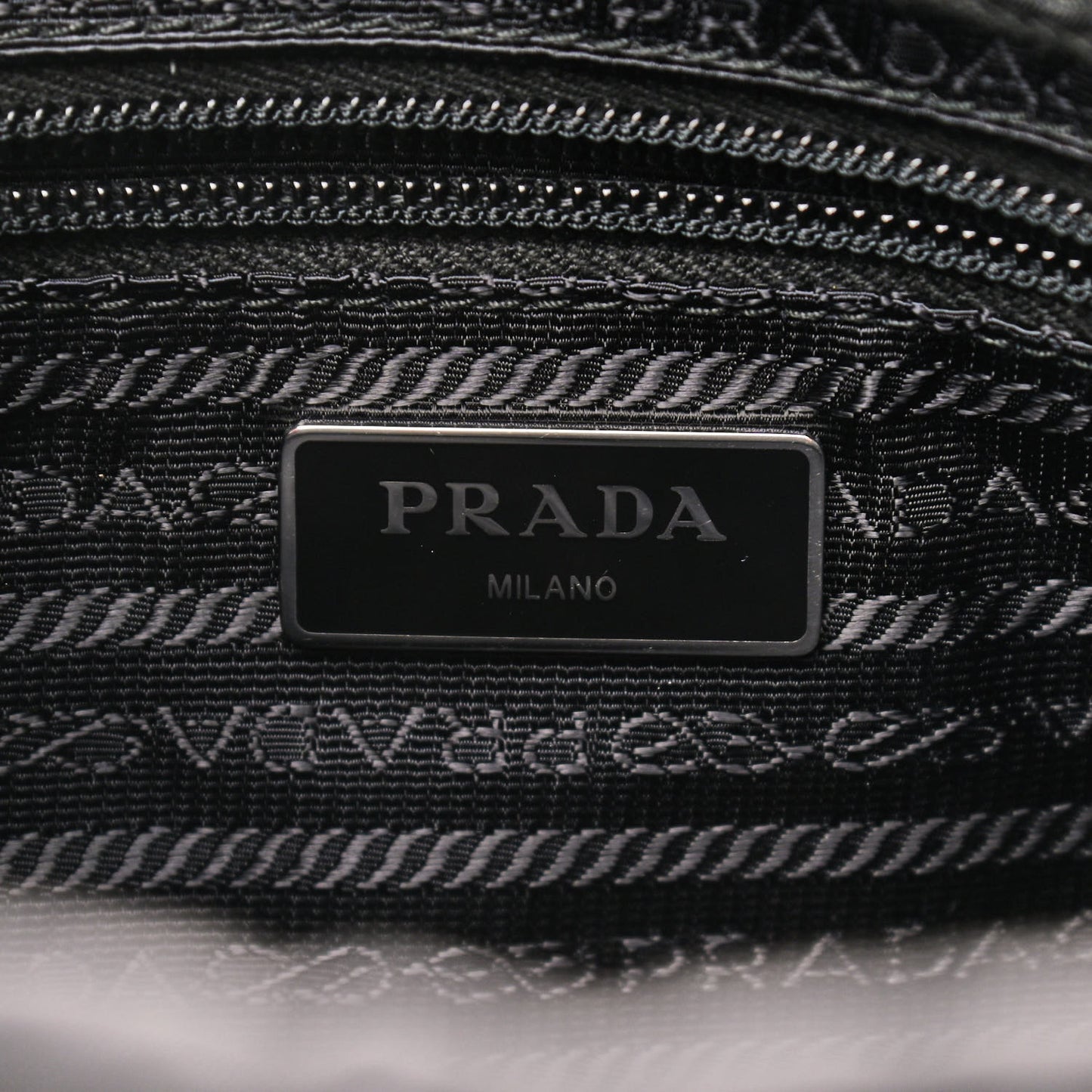 Nylon New Vela Studded Messenger Black Fuoco