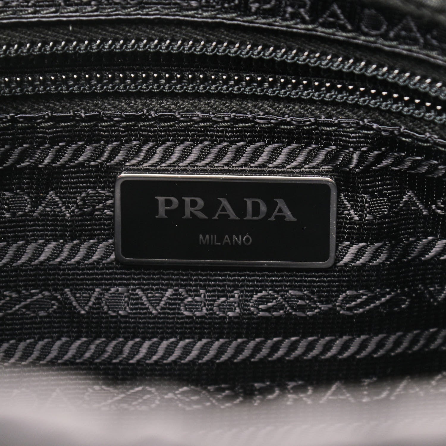 Prada Nylon New Vela Studded Messenger Black Fuoco 6 of 9