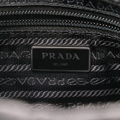 Prada Nylon New Vela Studded Messenger Black Fuoco 6 of 9