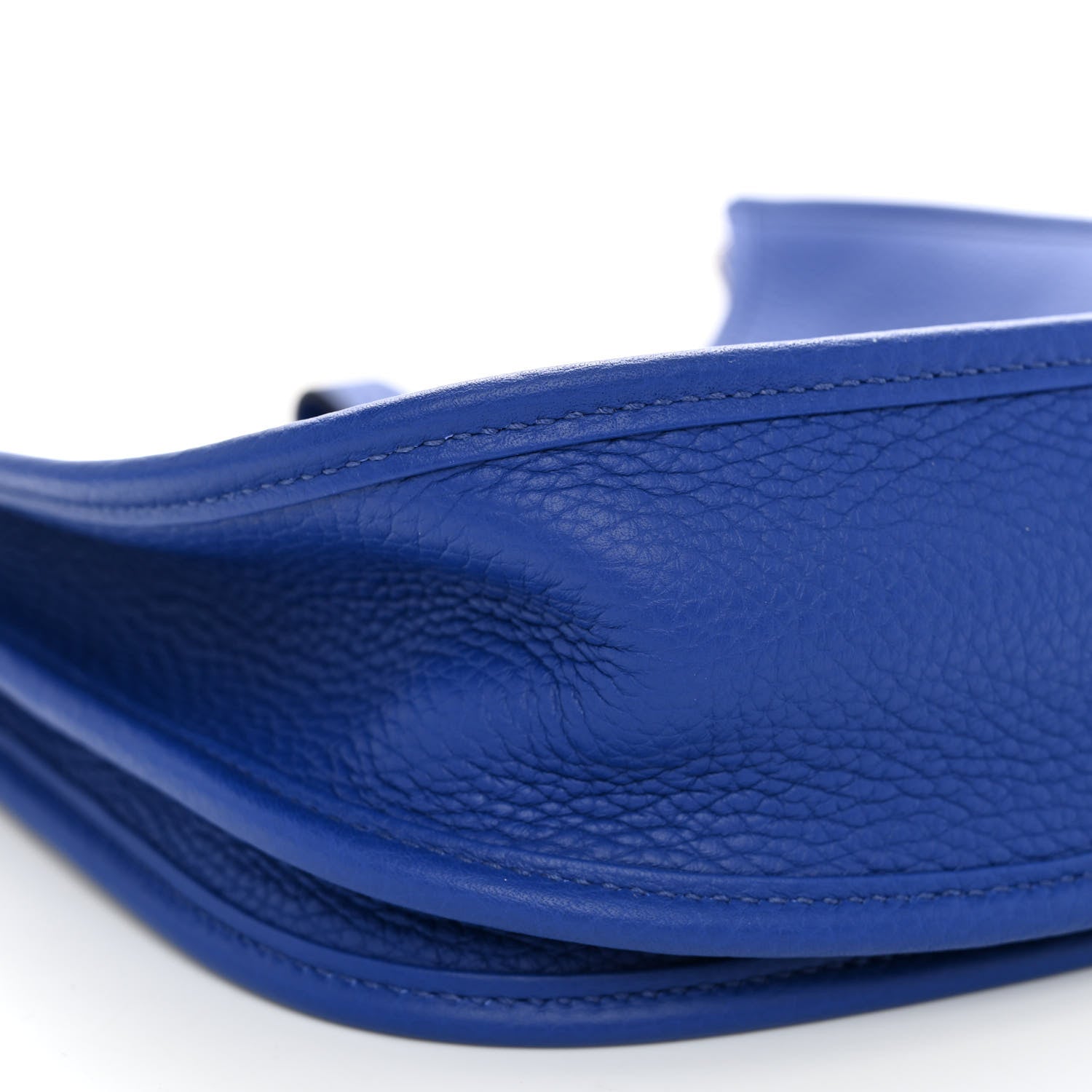 Hermes Taurillon Clemence Evelyne III PM Bleu Electrique 9 of 10