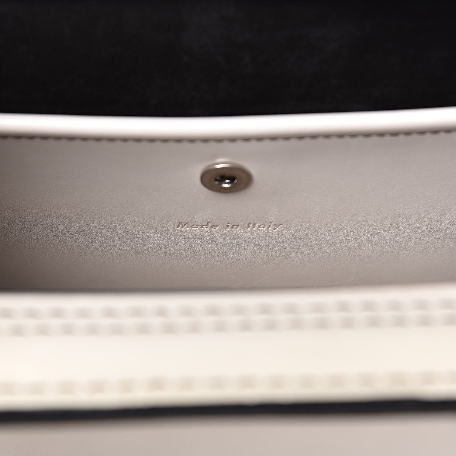 Celine Natural Calfskin Small Square With Pocket White 6 of 16