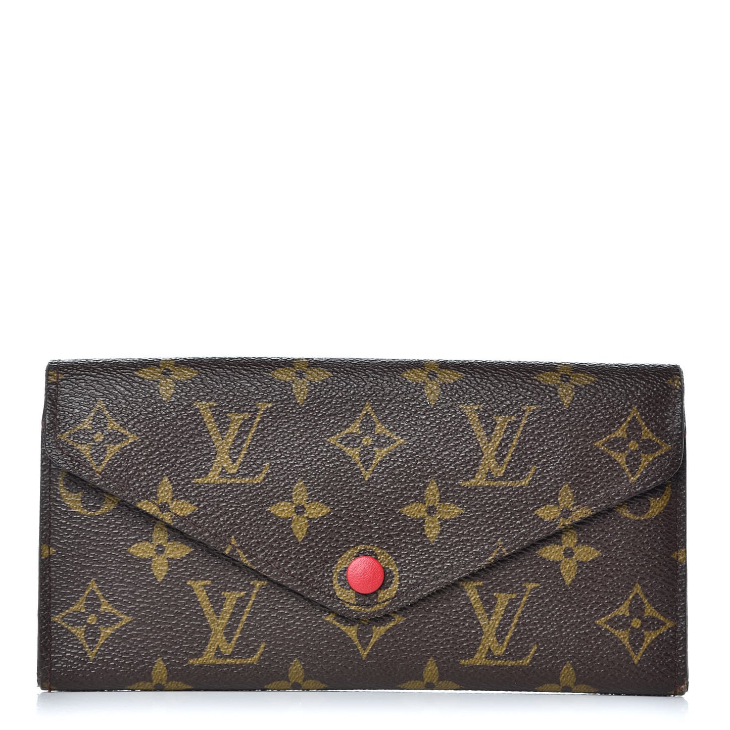 Monogram Josephine Wallet Red