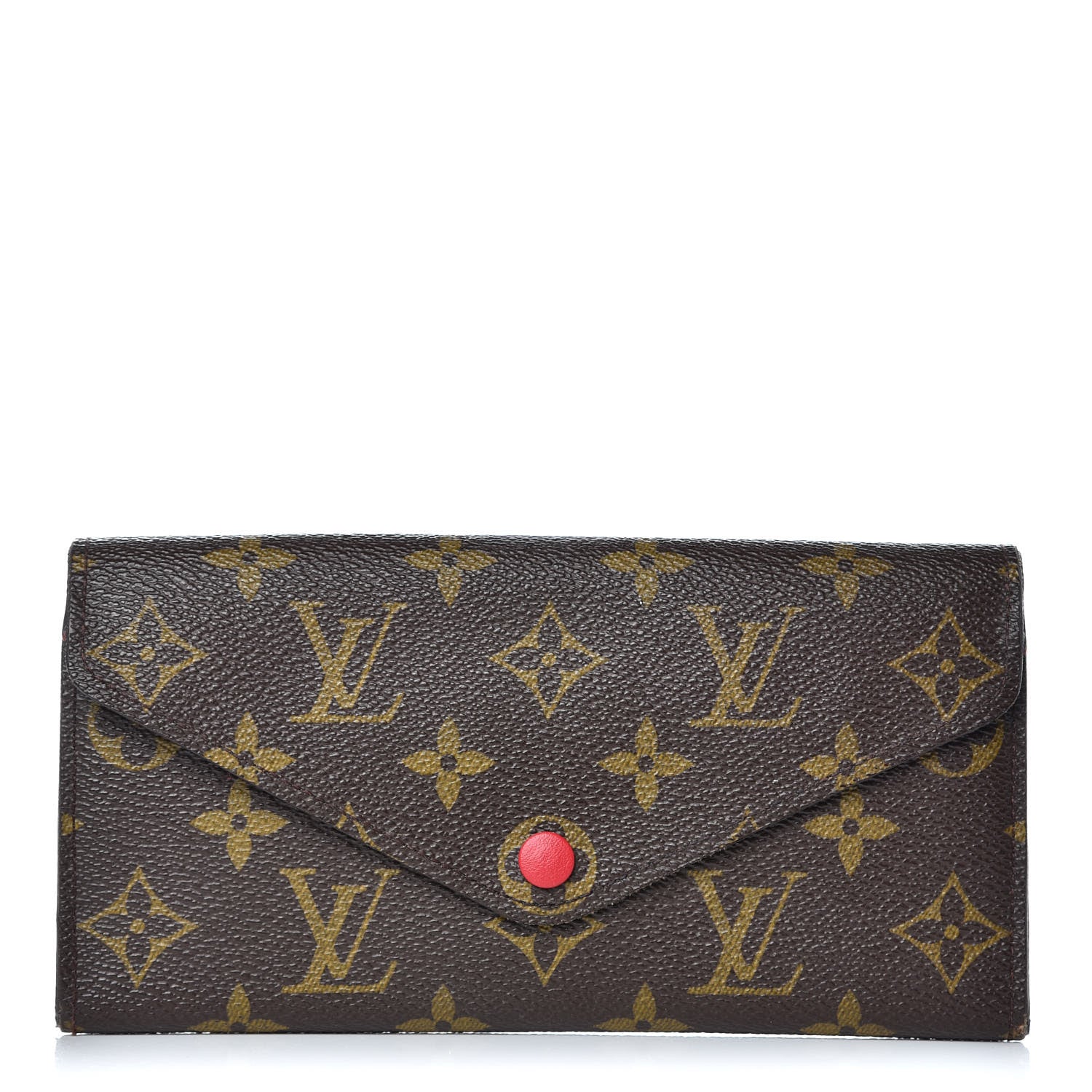 Louis Vuitton Monogram Josephine Wallet Red 1 of 11