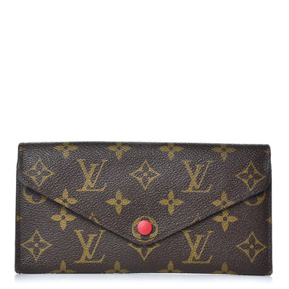Louis Vuitton Monogram Josephine Wallet Red 1 of 11