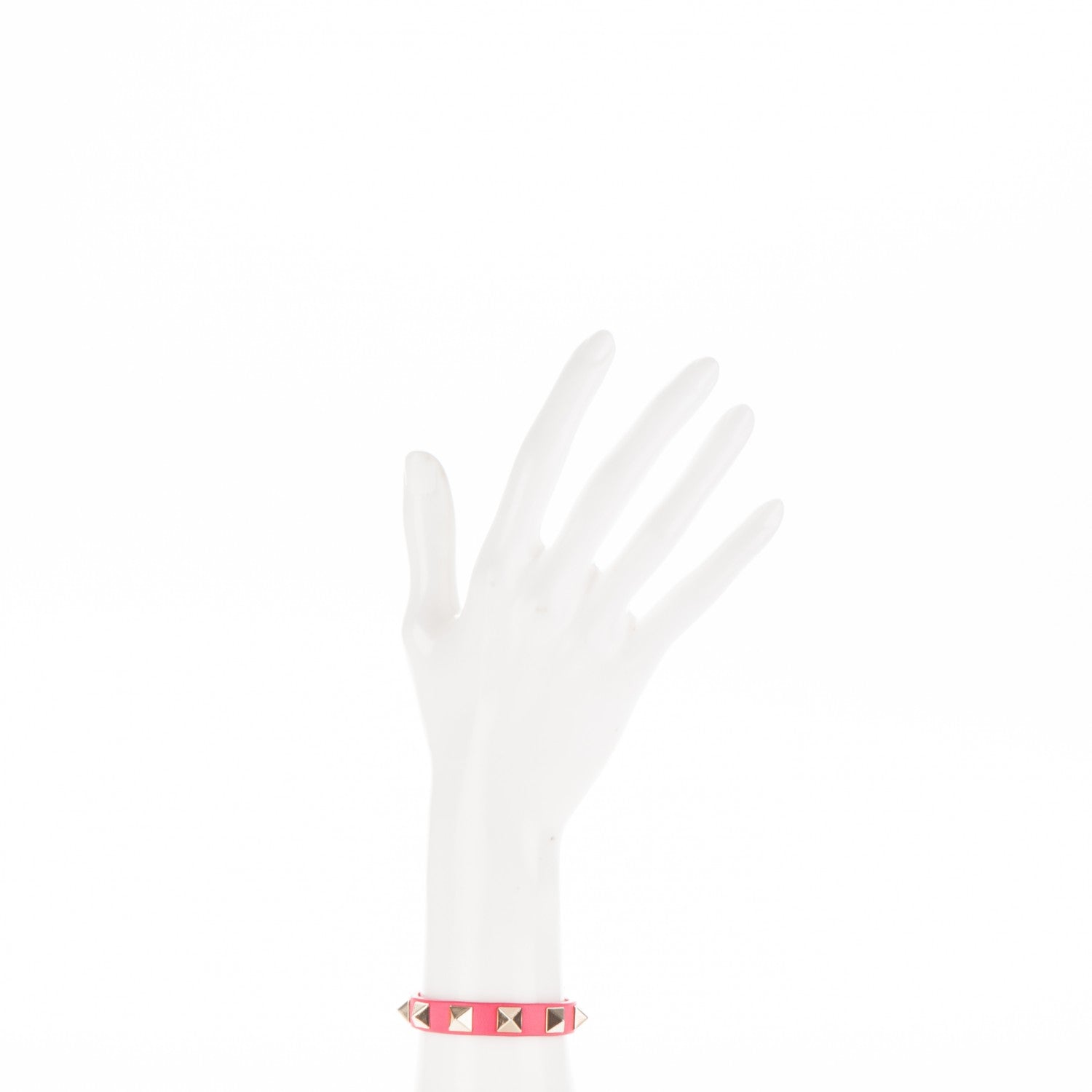 Valentino Garavani Vitello Rockstud Bracelet Pink 2 of 4