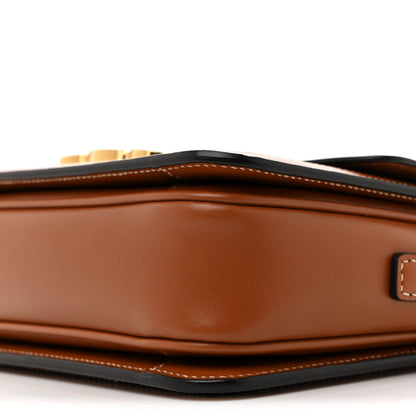 Celine Calfskin Triomphe Canvas Teen Triomphe Bag Tan 11 of 13